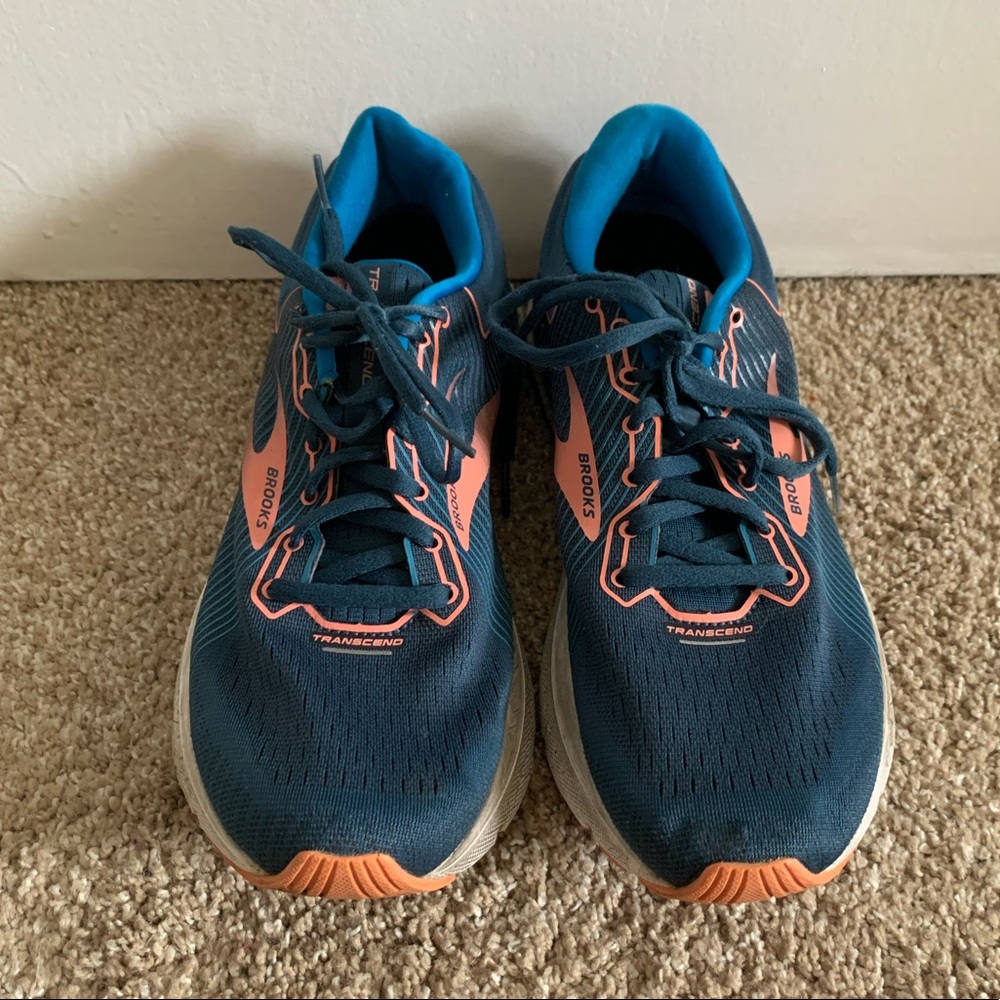 Brooks Women's Blue/Pink Running Transcend 7 Supportive Athletic Shoes size 9.5 - Picture 3 of 8